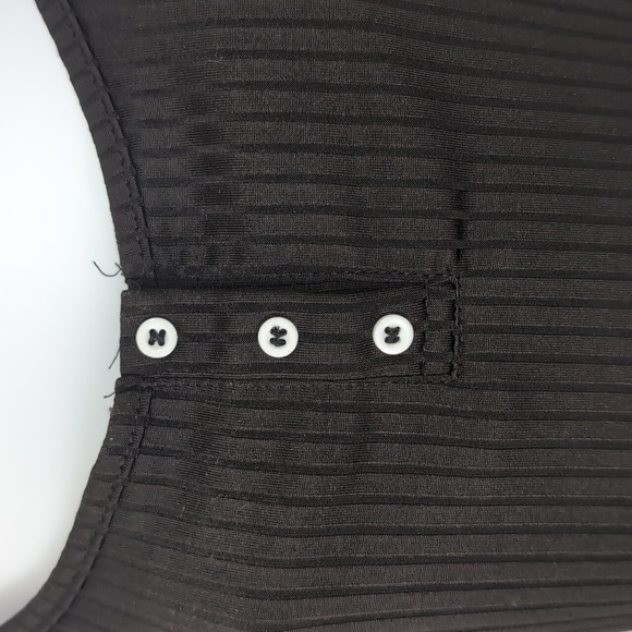 Romwe Black Ribbed Spaghetti Strap Cropped Cami Size Medium - Picture 2 of 5